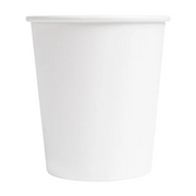 Gobelet en carton blanc VELCUP 120 à 500 ml, vue de face