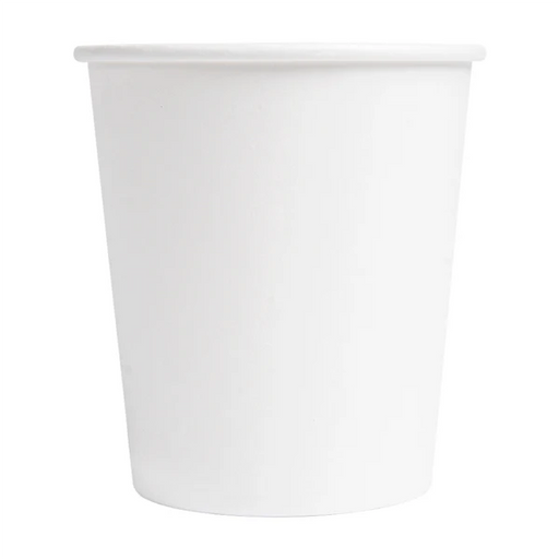 Gobelet en carton blanc VELCUP 120 à 500 ml, vue de face