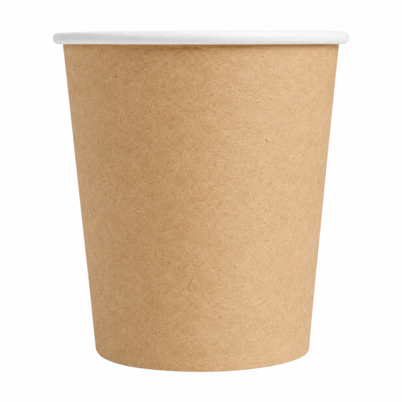 Gobelet carton kraft, vue de face